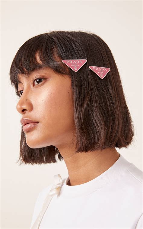 barrette prada|Quick How To For Short Hair: Small Barrette In Prada Style.